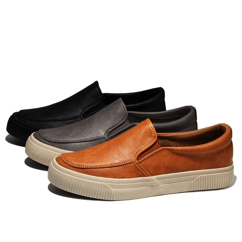 Alessandro - Mountainville leren slip-on schoenen